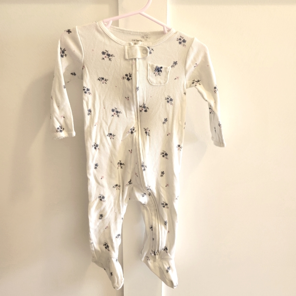 White floral onsies